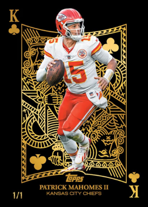 2026 Topps Flagship Football All Kings Gold Patrick Mahomes Jr MOCK UP