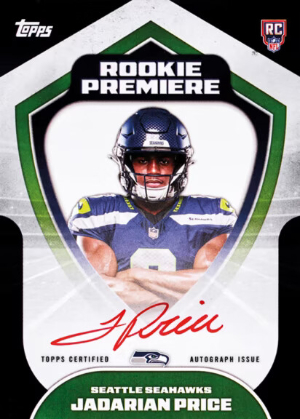 2026 Topps Flagship Football Rookie Premiere Auto Jadarian Price MOCK UP