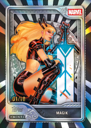 2026 Topps Mint Marvel Base Silver Tier Black Foil Magik MOCK UP 2026 Topps Mint Marvel Base Silver Tier Black Foil Magik MOCK UP