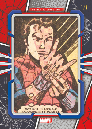 2026 Topps Mint Marvel Comic Cut SpiderMan MOCK UP 2026 Topps Mint Marvel Comic Cut SpiderMan MOCK UP