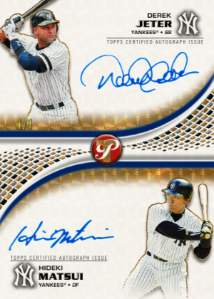2026 Topps Pristine Baseball Pristine Pair Dual Auto SuperFractor Derek Jeter, Hideki Matsui MOCK UP 2026 Topps Pristine Baseball Pristine Pair Dual Auto SuperFractor Derek Jeter, Hideki Matsui MOCK UP