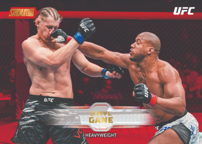 2026 Topps Stadium Club UFC Base Red Ciryl Gane MOCK UP