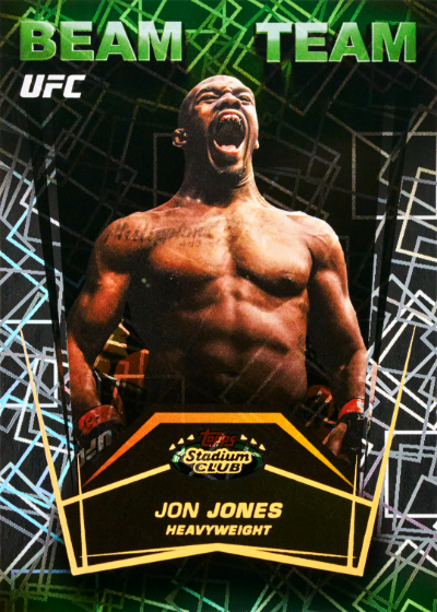 2026 Topps Stadium Club UFC Beam Team Jon Jones MOCK UP