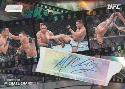 2026 Topps Stadium Club UFC Fight Motion Autographs Michael Chandler MOCK UP