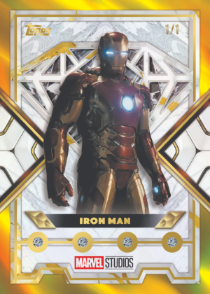 2026 Topps Vault Marvel Studios Marvel Diamonds Iron Man MOCK UP