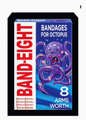 2026 Topps Wacky Packages Base Band Eight MOCK UP 2026 Topps Wacky Packages Base Band Eight MOCK UP
