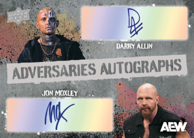 2026 Upper Deck AEW Adversaries Auto Jon Moxley, Darby Allin MOCK UP 2026 Upper Deck AEW Adversaries Auto Jon Moxley, Darby Allin MOCK UP