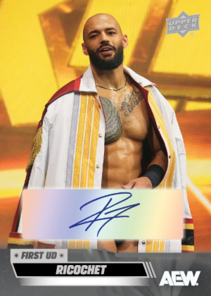 2026 Upper Deck AEW Base Auto Ricochet MOCK UP 2026 Upper Deck AEW Base Auto Ricochet MOCK UP