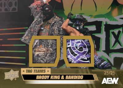 2026 Upper Deck AEW Base Tag Teams Memorabilia Brody King, Bandido MOCK UP 2026 Upper Deck AEW Base Tag Teams Memorabilia Brody King, Bandido MOCK UP