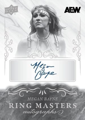 2026 Upper Deck AEW Ring Masters Auto Megan Bayne MOCK UP 2026 Upper Deck AEW Ring Masters Auto Megan Bayne MOCK UP