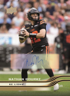 2026 Upper Deck CFL Base Auto Nathan Rourke MOCK UP 2026 Upper Deck CFL Base Auto Nathan Rourke MOCK UP