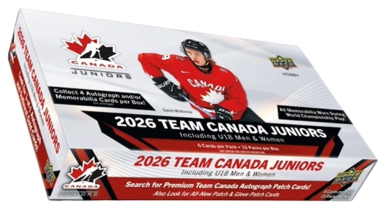 2026 Upper Deck Team Canada Juniors Hockey