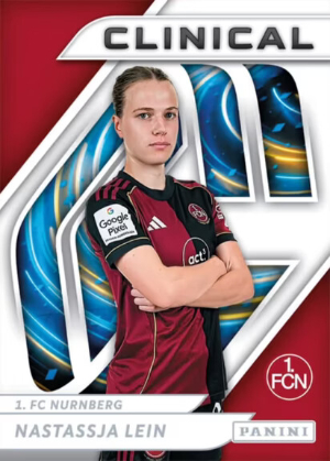 2025-26 Panini Frauen Bundesliga Soccer Clinical Nastassja Lein MOCK UP 2025-26 Panini Frauen Bundesliga Soccer Clinical Nastassja Lein MOCK UP