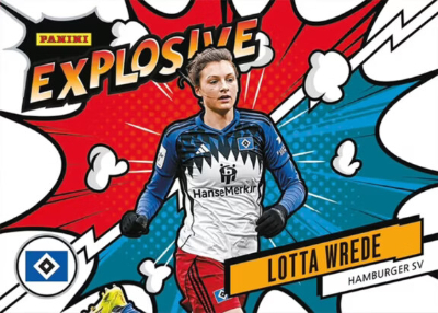 2025-26 Panini Frauen Bundesliga Soccer Explosive Lotta Wrede MOCK UP 2025-26 Panini Frauen Bundesliga Soccer Explosive Lotta Wrede MOCK UP