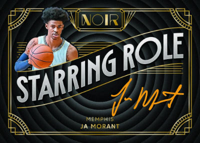 2025-26 Panini Noir Basketball Starring Role Auto Ja Morant MOCK UP 2025-26 Panini Noir Basketball Starring Role Auto Ja Morant MOCK UP