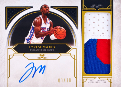 2025-26 Topps Definitive Collection Basketball Definable Relic Autos Black Tyrese Maxey MOCK UP 2025-26 Topps Definitive Collection Basketball Definable Relic Autos Black Tyrese Maxey MOCK UP