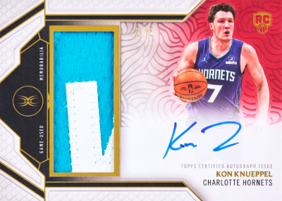2025-26 Topps Definitive Collection Basketball Definitive Rookie Patch Autographs Kon Knueppel MOCK UP 2025-26 Topps Definitive Collection Basketball Definitive Rookie Patch Autographs Kon Knueppel MOCK UP