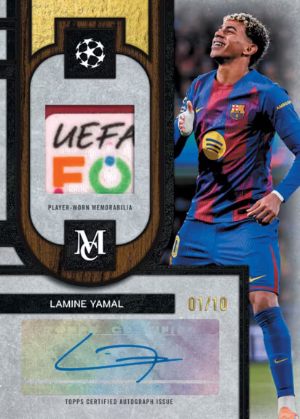 2025-26 Topps Museum Collection UEFA Club Competitions Soccer Museum Auto Relic Black Diamond Lamine Yamal MOCK UP 2025-26 Topps Museum Collection UEFA Club Competitions Soccer Museum Auto Relic Black Diamond Lamine Yamal MOCK UP
