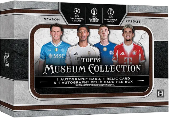 2025-26 Topps Museum Collection UEFA Club Competitions Soccer