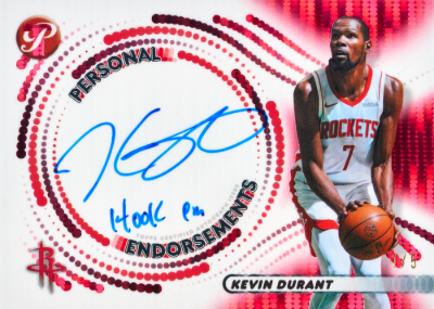 2025-26 Topps Pristine Basketball Personal Endorsements Autographs Kevin Durant MOCK UP 2025-26 Topps Pristine Basketball Personal Endorsements Autographs Kevin Durant MOCK UP