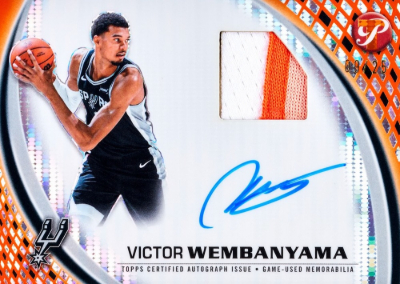 2025-26 Topps Pristine Basketball Pristine Pieces Autograph Relic Orange Victor Wembanyama MOCK UP 2025-26 Topps Pristine Basketball Pristine Pieces Autograph Relic Orange Victor Wembanyama MOCK UP