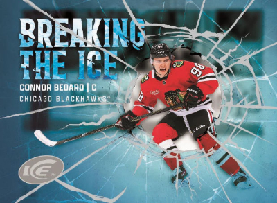 2025-26 Upper Deck Ice Hockey Breaking the Ice Connor Bedard MOCK UP 2025-26 Upper Deck Ice Hockey Breaking the Ice Connor Bedard MOCK UP