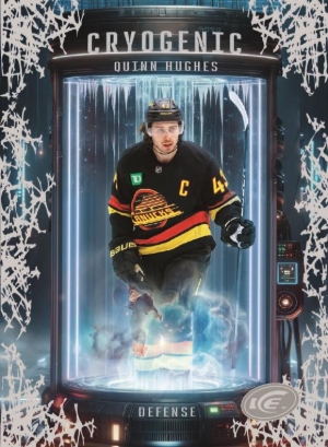 2025-26 Upper Deck Ice Hockey Cryogenic Quinn Hughes MOCK UP 2025-26 Upper Deck Ice Hockey Cryogenic Quinn Hughes MOCK UP