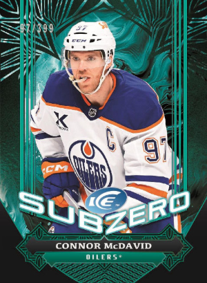 2025-26 Upper Deck Ice Hockey SubZero Stars Connor McDavid MOCK UP 2025-26 Upper Deck Ice Hockey SubZero Stars Connor McDavid MOCK UP
