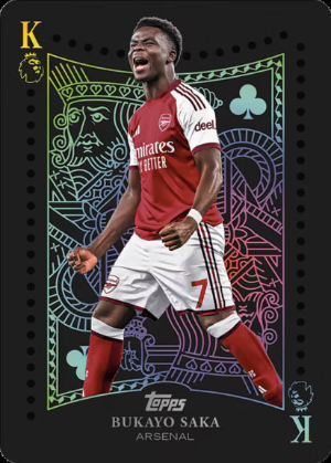 2026-27 Topps Flagship Premier League Soccer All Kings Bukayo Saka MOCK UP 2026-27 Topps Flagship Premier League Soccer All Kings Bukayo Saka MOCK UP