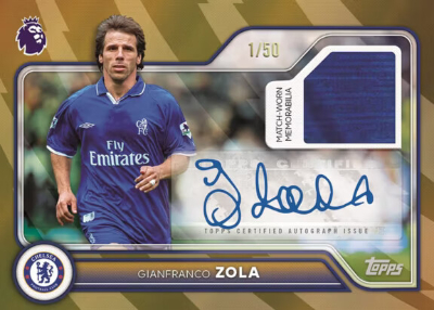 2026-27 Topps Flagship Premier League Soccer Auto Relics Gianfranco Zola MOCK UP 2026-27 Topps Flagship Premier League Soccer Auto Relics Gianfranco Zola MOCK UP