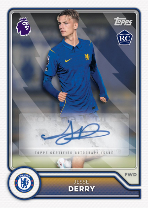 2026-27 Topps Flagship Premier League Soccer Base Autographs Jesse Derry MOCK UP 2026-27 Topps Flagship Premier League Soccer Base Autographs Jesse Derry MOCK UP