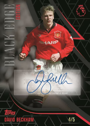 2026-27 Topps Flagship Premier League Soccer Black Edge Edition Auto David Beckham MOCK UP 2026-27 Topps Flagship Premier League Soccer Black Edge Edition Auto David Beckham MOCK UP