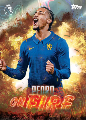 2026-27 Topps Flagship Premier League Soccer On Fire Jaoa Pedro MOCK UP 2026-27 Topps Flagship Premier League Soccer On Fire Jaoa Pedro MOCK UP