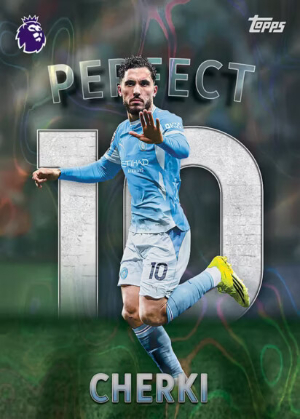 2026-27 Topps Flagship Premier League Soccer Perfect 10 Rayan Cherki MOCK UP 2026-27 Topps Flagship Premier League Soccer Perfect 10 Rayan Cherki MOCK UP