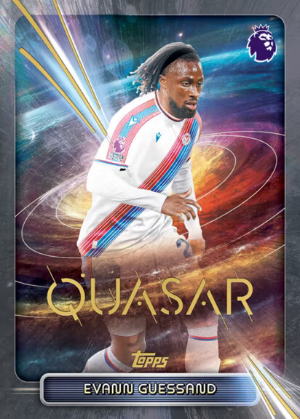 2026-27 Topps Flagship Premier League Soccer Quasar Evann Guessand MOCK UP 2026-27 Topps Flagship Premier League Soccer Quasar Evann Guessand MOCK UP