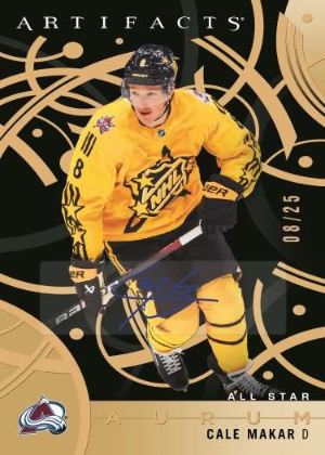 2026-27 Upper Deck Artifacts Hockey Aurum Auto Cale Makar MOCK UP