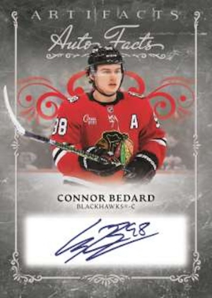 2026-27 Upper Deck Artifacts Hockey AutoFacts Connor Bedard MOCK UP