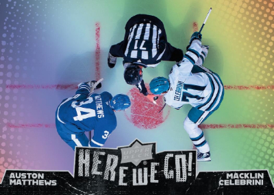 2026-27 Upper Deck Series 1 Here We Go Auston Matthews, Macklin Celebrini MOCK UP 2026-27 Upper Deck Series 1 Here We Go Auston Matthews, Macklin Celebrini MOCK UP