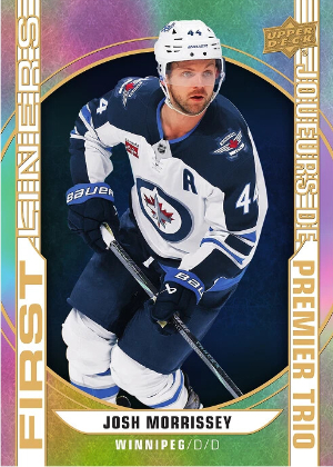 2026-27 Upper Deck Tim Hortons Hockey First Liners Josh Morrissey MOCK UP 2026-27 Upper Deck Tim Hortons Hockey First Liners Josh Morrissey MOCK UP