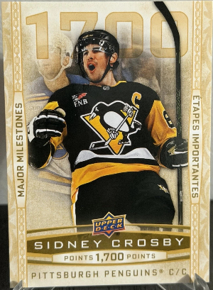 2026-27 Upper Deck Tim Hortons Hockey Sidney Crosby Major Milestone 2026-27 Upper Deck Tim Hortons Hockey Sidney Crosby Major Milestone