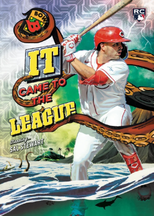 2026 Bowman Chrome Mega Box It Came to the League Mojo Mega Sal Stewart MOCK UP 2026 Bowman Chrome Mega Box It Came to the League Mojo Mega Sal Stewart MOCK UP