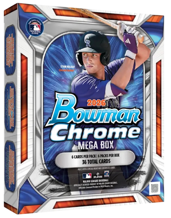 2026 Bowman Chrome Mega Box