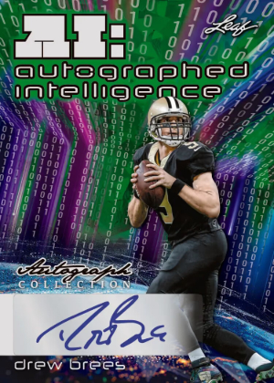 2026 Leaf Autograph Collection Football AI Autographed Intelligence Drew Brees MOCK UP 2026 Leaf Autograph Collection Football AI Autographed Intelligence Drew Brees MOCK UP