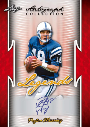 2026 Leaf Autograph Collection Football Legends Collection Auto Peyton Manning MOCK UP 2026 Leaf Autograph Collection Football Legends Collection Auto Peyton Manning MOCK UP