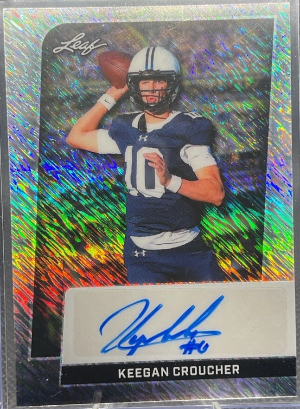 2026 Leaf Melange Multisport Melange Metal Auto Silver Keegan Croucher