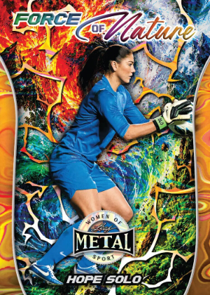 2026 Leaf Metal Women of Sport Force of Nature Hope Solo MOCK UP