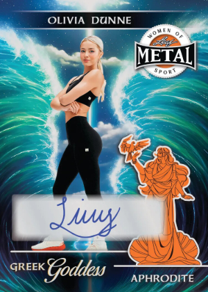 2026 Leaf Metal Women of Sport Greek Goddess Auto Aphrodite Olivia Dunne MOCK UP