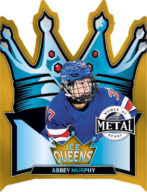 2026 Leaf Metal Women of Sport Ice Queens Abbey Murphy MOCK UP