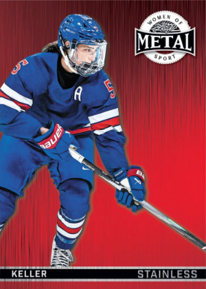 2026 Leaf Metal Women of Sport Stainless Keller MOCK UP