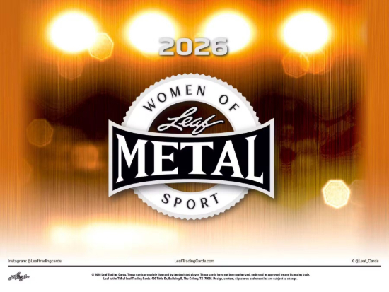 2026 Leaf Metal Women of Sport
